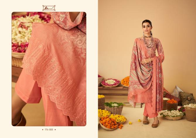 Bin Saeed By Kesar Printed Cotton Dress Material Catalog